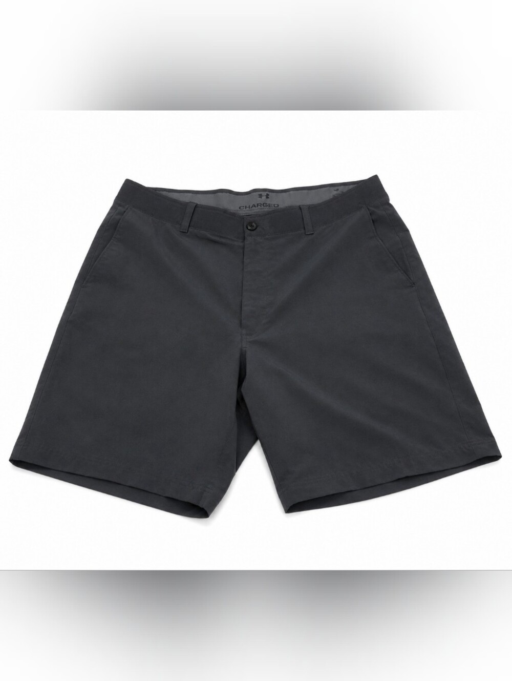 Grand Slam Men's Golf Shorts Size 36 Gray Performance Stretch Flat Front Casual